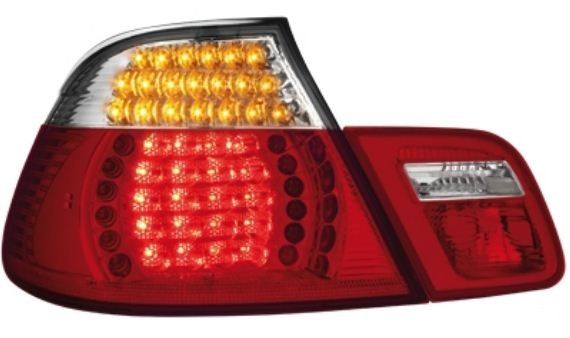 Zadn� sv�tla BMW E46 2D 98-03 �erven�/krystal LED