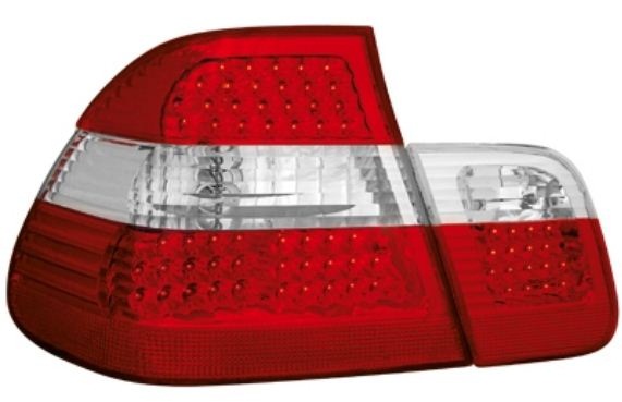 Zadn� sv�tla BMW E46 4D 98-01 �erven�/krystal LED