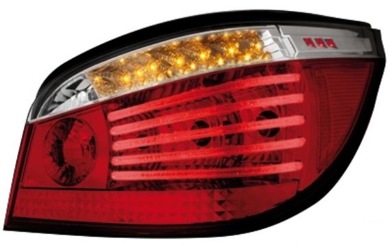 Zadn� sv�tla BMW E60 04+ �erven�/�ern� LED