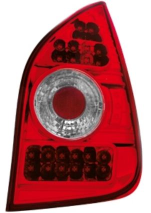 Zadn� sv�tla Citroen C2 02-05 �erven�/krystal LED