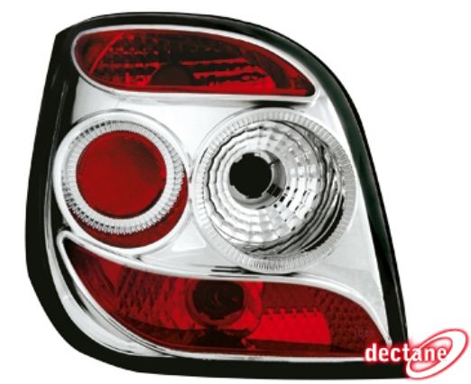 Zadn� sv�tla Ford Fiesta 3 89-96 3D chrom