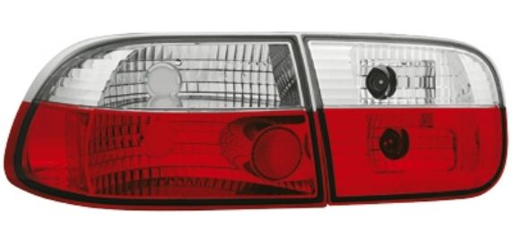 Zadn� sv�tla Honda Civic 92-95 2/4D �erven�/krystal