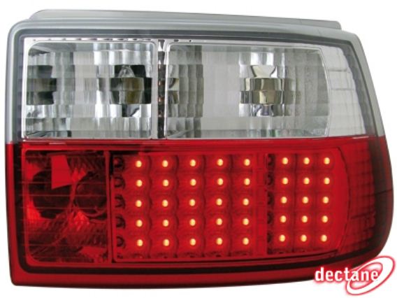 Zadn� sv�tla Opel Astra F 91-97 �erven�/krystal LED