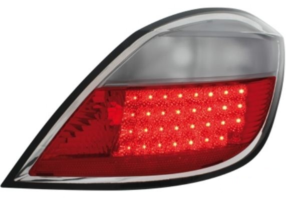 Zadn� sv�tla Opel Astra H 5D 04+ �erven�/krystal LED
