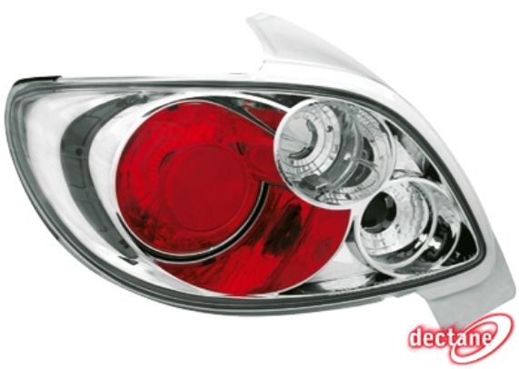 Zadn� sv�tla Peugeot 206 98-09 chrom