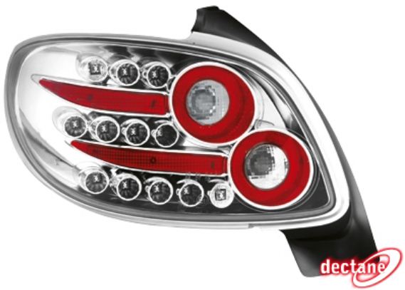 Zadn� sv�tla Peugeot 206cc 98-09 krystal LED