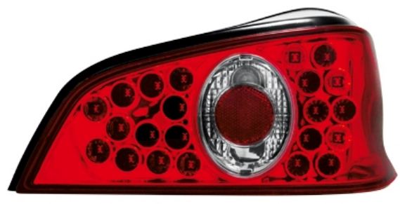Zadn� sv�tla Peugeot 106 96-99 �erven�/krystal LED