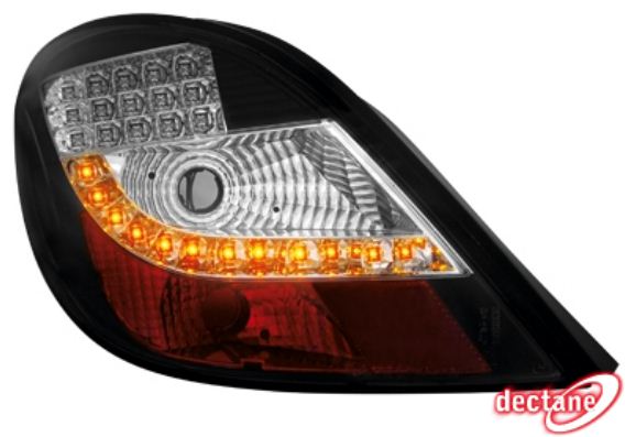 Zadn� sv�tla Peugeot 207 06+ �ern� LED