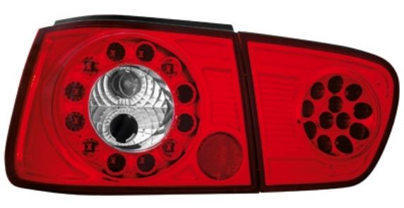 Zadn� sv�tla Seat Ibiza 6K2 08.99-02.02 �erven�/krystal LED