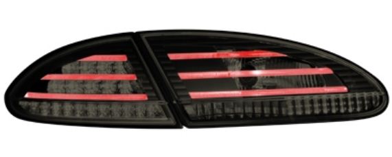 Zadn� sv�tla Seat Leon 05+ �ern�/kou�ov� s indik�torem LED