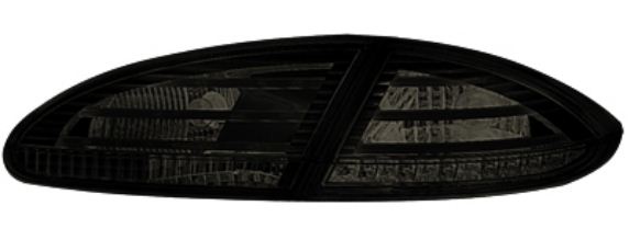 Zadn� sv�tla Seat Leon 05+ �ern�/kou�ov� s indik�torem LED