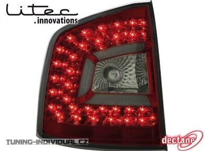 Zadn� �ir� LED sv�tla �koda Octavia II Combi 1Z �erven� / kou�ov�