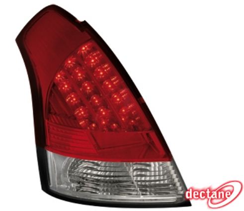 Zadn� sv�tla Suzuki Swift 05+ �erven�/krystal LED