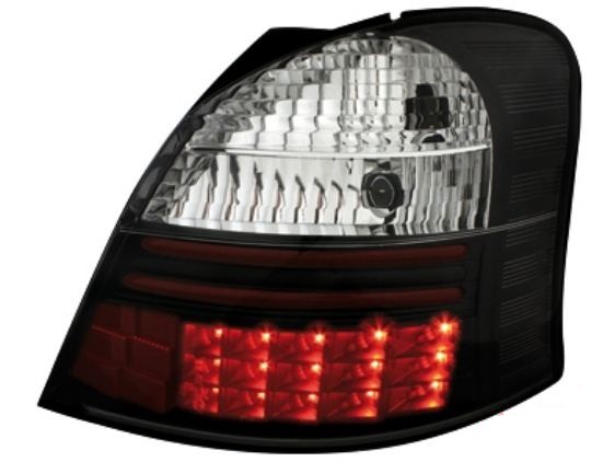 Zadn� sv�tla Toyota Yaris 05+ �ern� LED