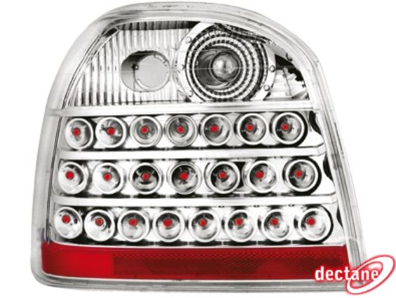 Zadn� sv�tla VW Golf III 91-98 chrom LED