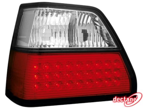 Zadn� sv�tla VW Golf II 83-92 �erven�/krystal LED