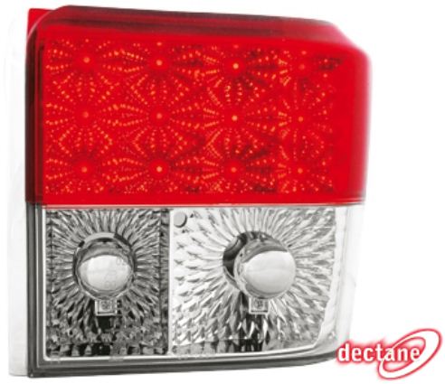 Zadn� sv�tla VW T4 90-03 �erven�/krystal LED