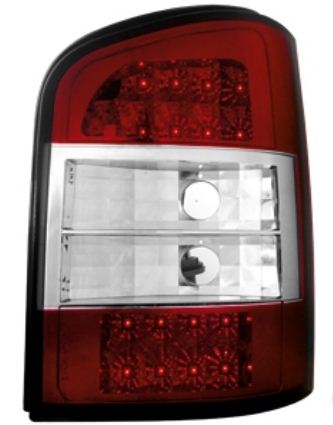 Zadn� sv�tla VW T5 03+ �erven�/krystal LED