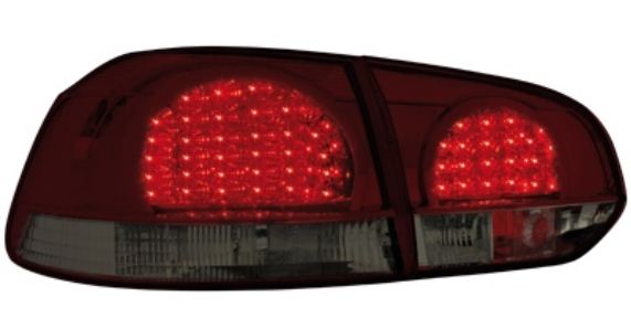 Zadn� sv�tla VW Golf VI �erven�/krystal s indik�torem LED