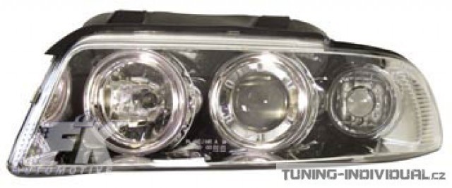 P�edn� sv�tla Angel Eyes na Audi A4, r.v.99-01, chromov�, p�r