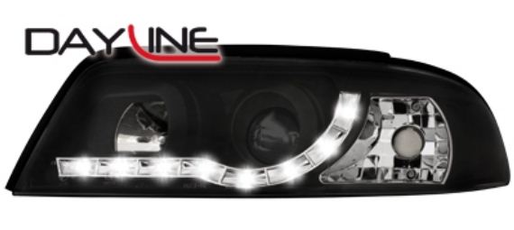 P�edn� sv�tla Audi A4 B5 99-01 �ern� Devil Eyes