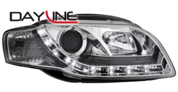 P�edn� sv�tla Audi A4 B7 04-08 chrom Devil Eyes