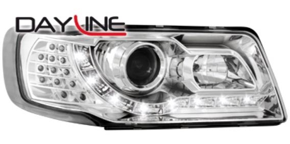 P�edn� sv�tla Audi 100 typ 4C chrom Devil Eyes