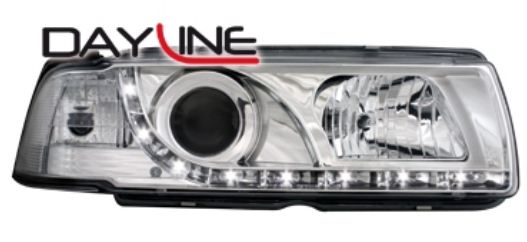 P�edn� sv�tla BMW E36 Lim. 92-98 chrom Devil Eyes