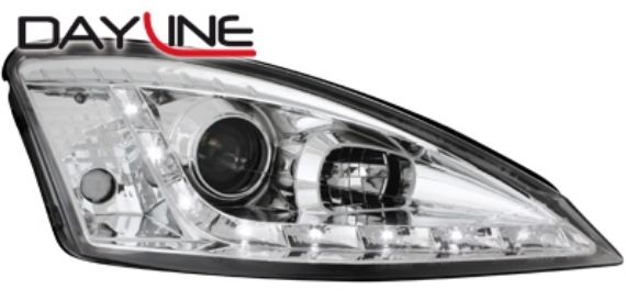 P�edn� sv�tla Ford Focus 01-04 chrom Devil Eyes