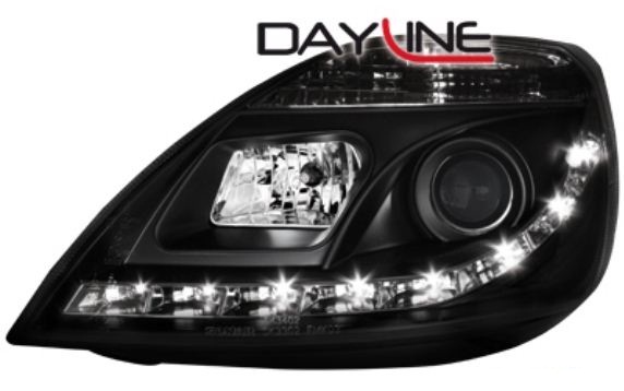 P�edn� sv�tla Ford Fiesta 02-05 �ern� Devil Eyes