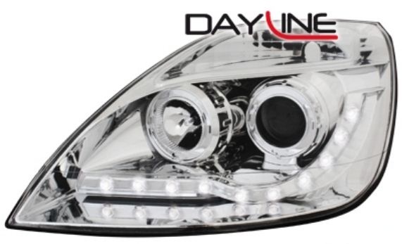 P�edn� sv�tla Ford Fiesta 02-05 chrom Devil Eyes