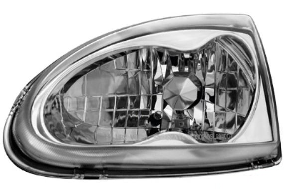 P�edn� sv�tla Honda CRX del Sol 93-97 chrom