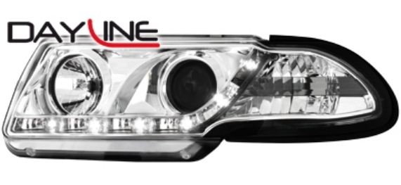 P�edn� sv�tla Opel Astra F 91-94 chrom chrom Devil Eyes