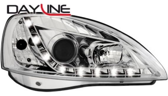 P�edn� sv�tla Opel Corsa C 01-03 chrom Devil Eyes