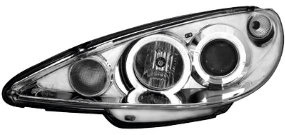 P�edn� sv�tla Peugeot 206 02+/S16 99+ chrom