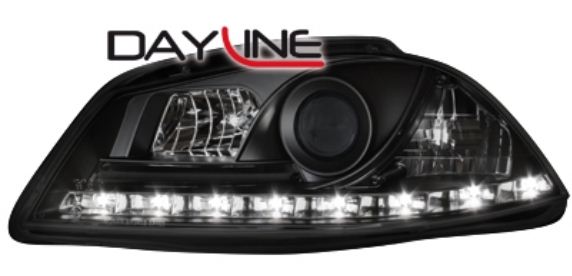 P�edn� sv�tla Seat Ibiza 6L 03-08 �ern� Devil Eyes