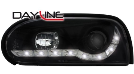 P�edn� sv�tla VW Golf III 92-98 �ern� Devil Eyes