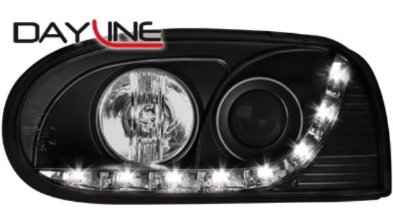 P�edn� sv�tla VW Golf III 92-98 �ern� Devil Eyes