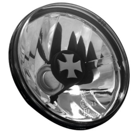 P�edn� sv�tla VW Golf I Iron cross cap chrom