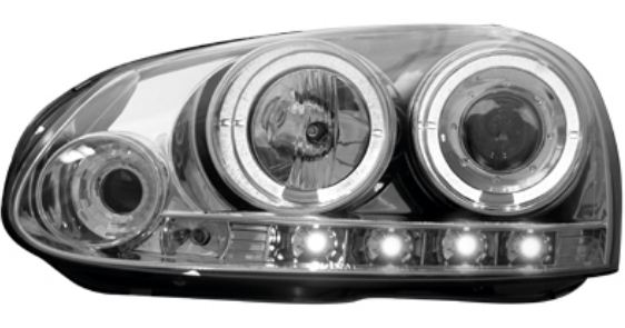 P�edn� sv�tla VW Golf V 03-09 chrom