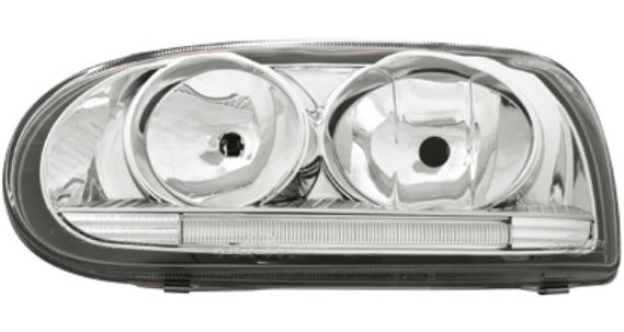 P�edn� sv�tla VW Golf III 92-98 Golf V-Look chrom