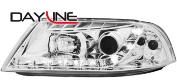 P�edn� sv�tla VW Passat 3BG 00-04 chrom Devil Eyes