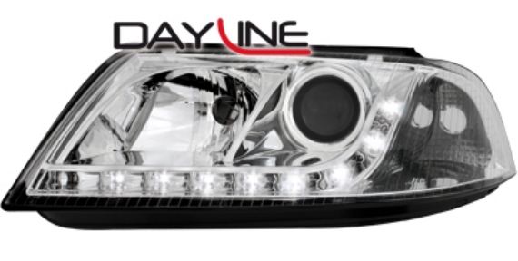 P�edn� sv�tla VW Passat 3BG �ern� Devil Eyes