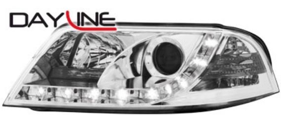 P�edn� sv�tla VW Passat 3BG 00-04 chrom Devil Eyes