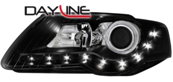 P�edn� sv�tla VW Passat 3C 05+ �ern� Devil Eyes