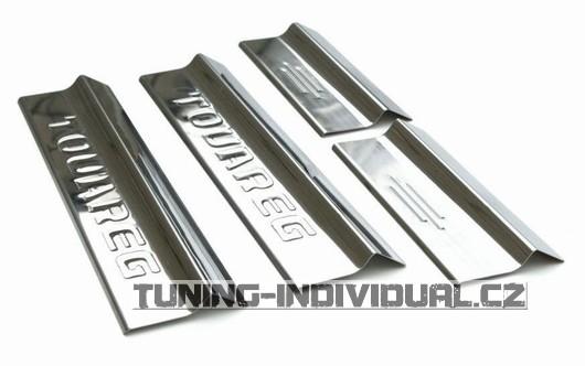 VW Touareg - kryty n�stupn�ch prah� nerez OMSA