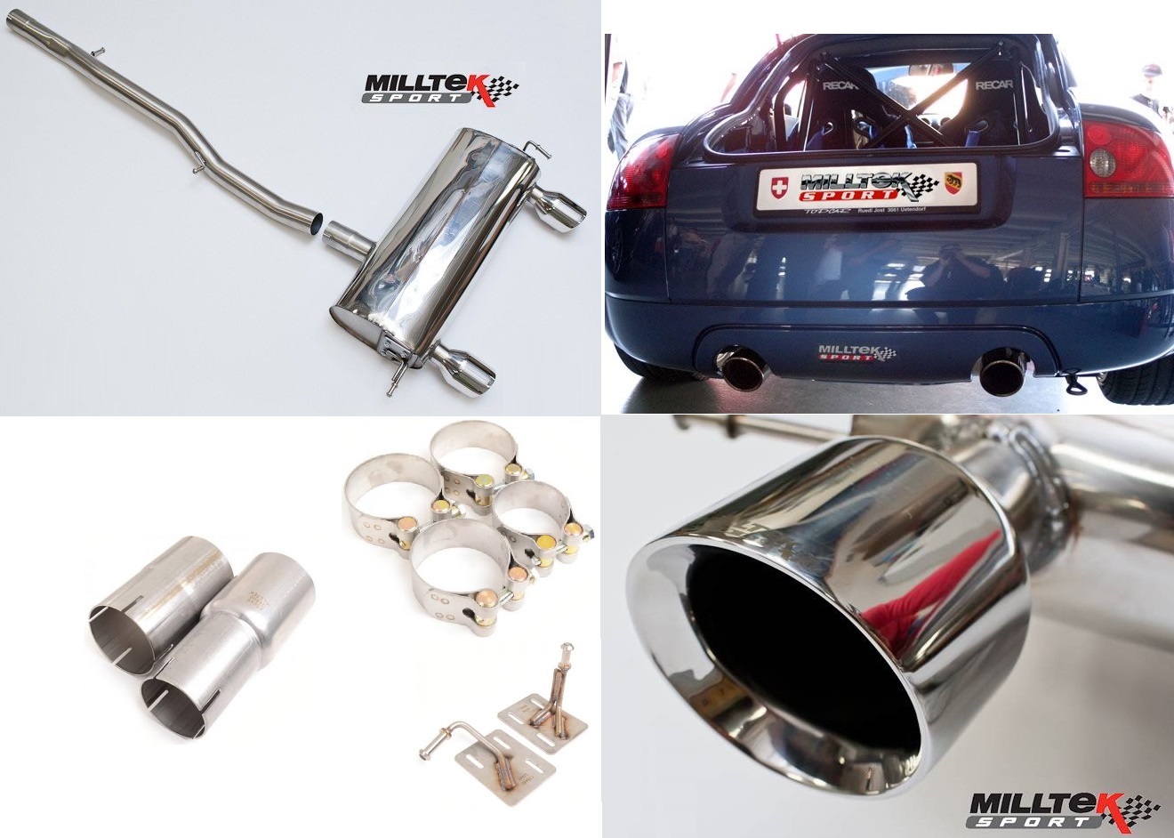 Audi TT 8N v�fukov� syst�m Milltek Tuning