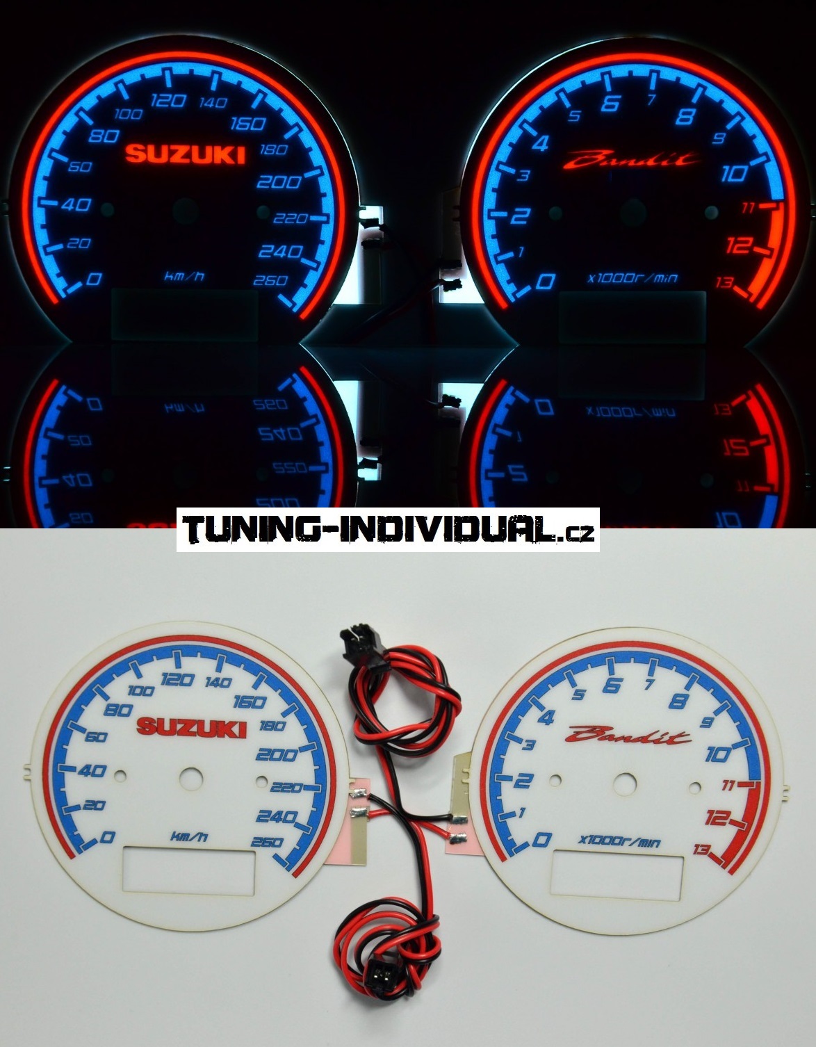 Indiglo bud�ky Suzuki Bandit