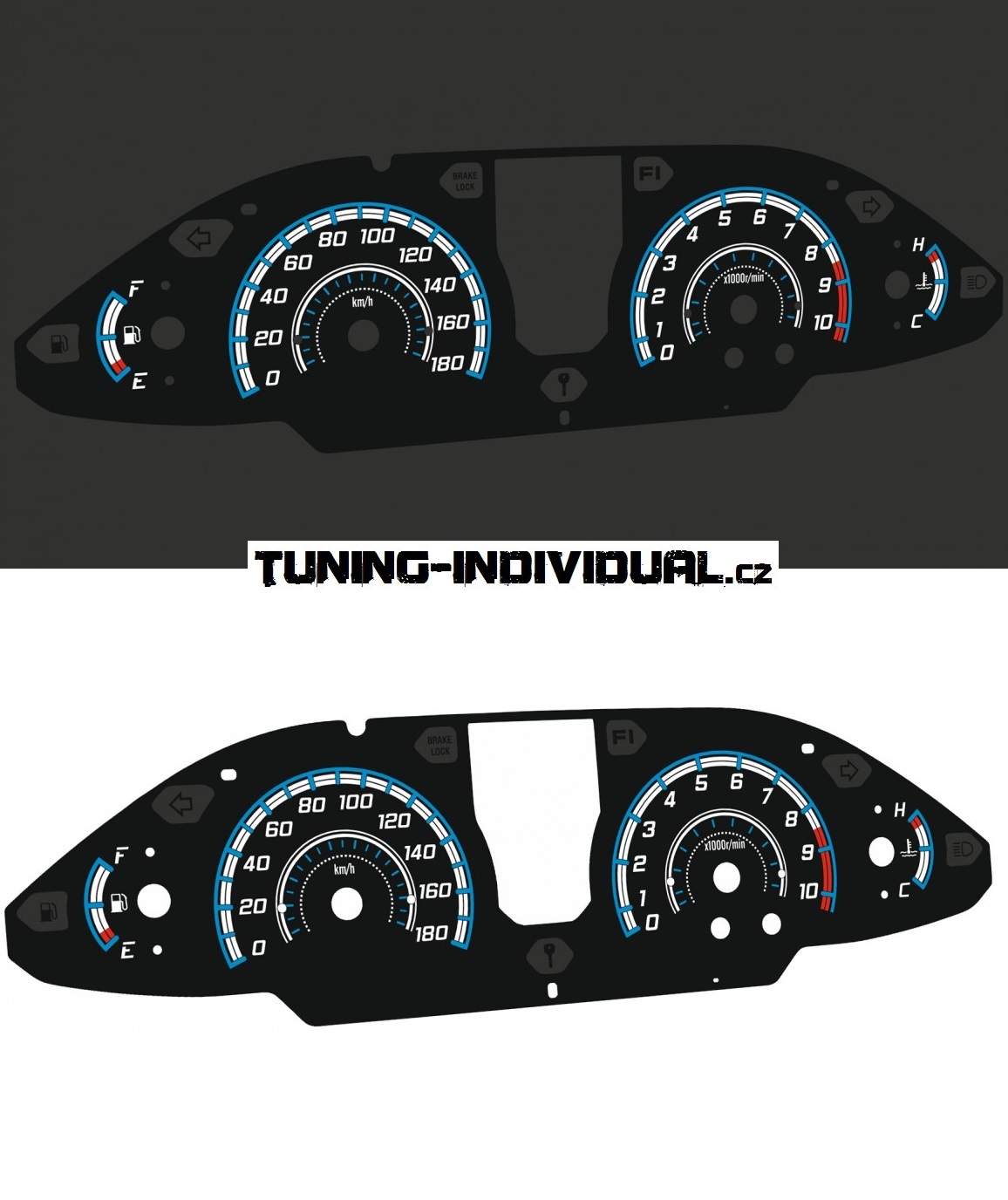 Indiglo bud�ky Suzuki Burgman VZHLED 2