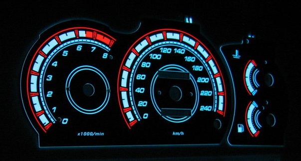 Indiglo polepy Mitsubishi Lancer 92-95